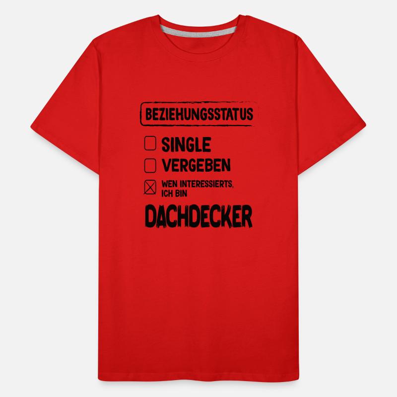 Statut de la relation de couvreur T-shirt bio Premium Homme