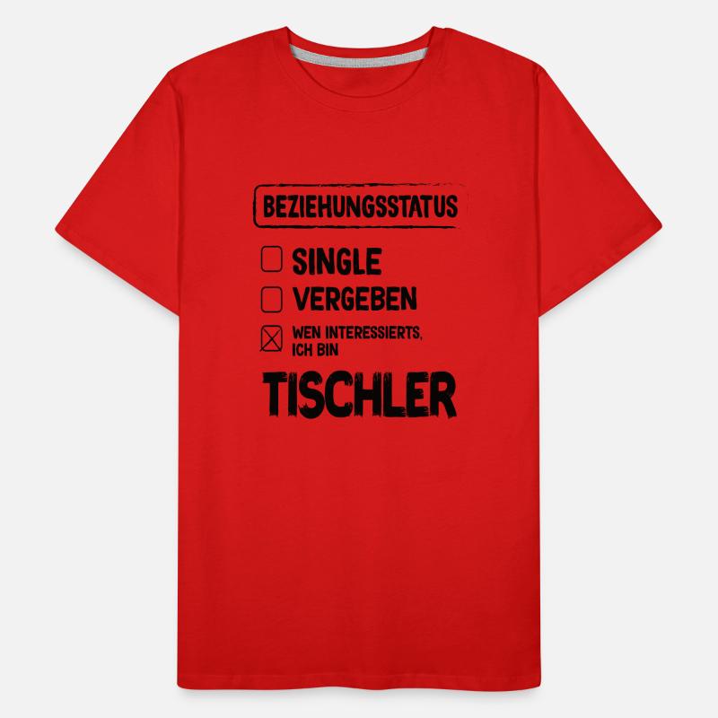 Statut de la relation de charpentier T-shirt bio Premium Homme