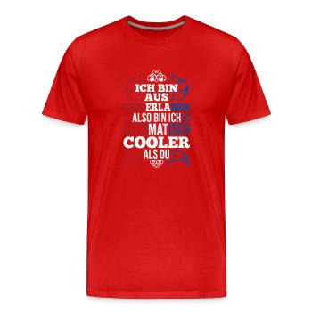 Pays-Bas Pays-Bas Pays-Bas - T-shirt bio Premium Homme - rouge - Devant - Damien (186cm)