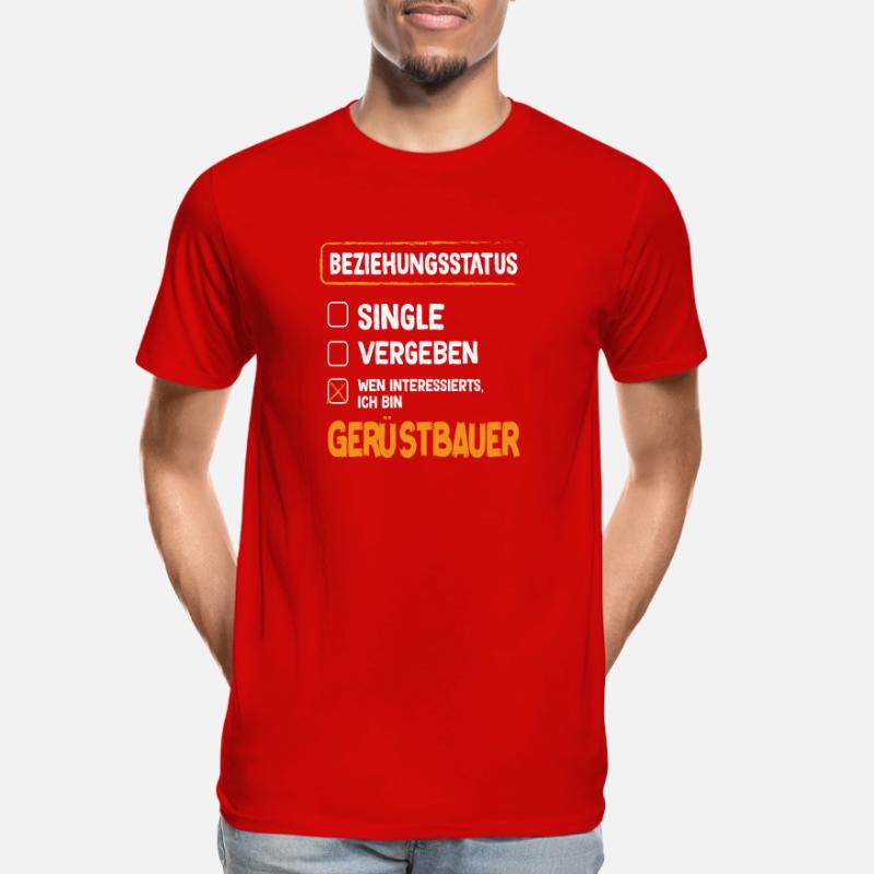 Statut de la relation d’échafaudage Échafaudage Échafaudage T-shirt bio Premium Homme