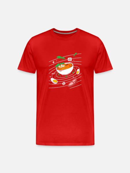 Universe Solar System - Men's Premium Organic T-Shirt - red