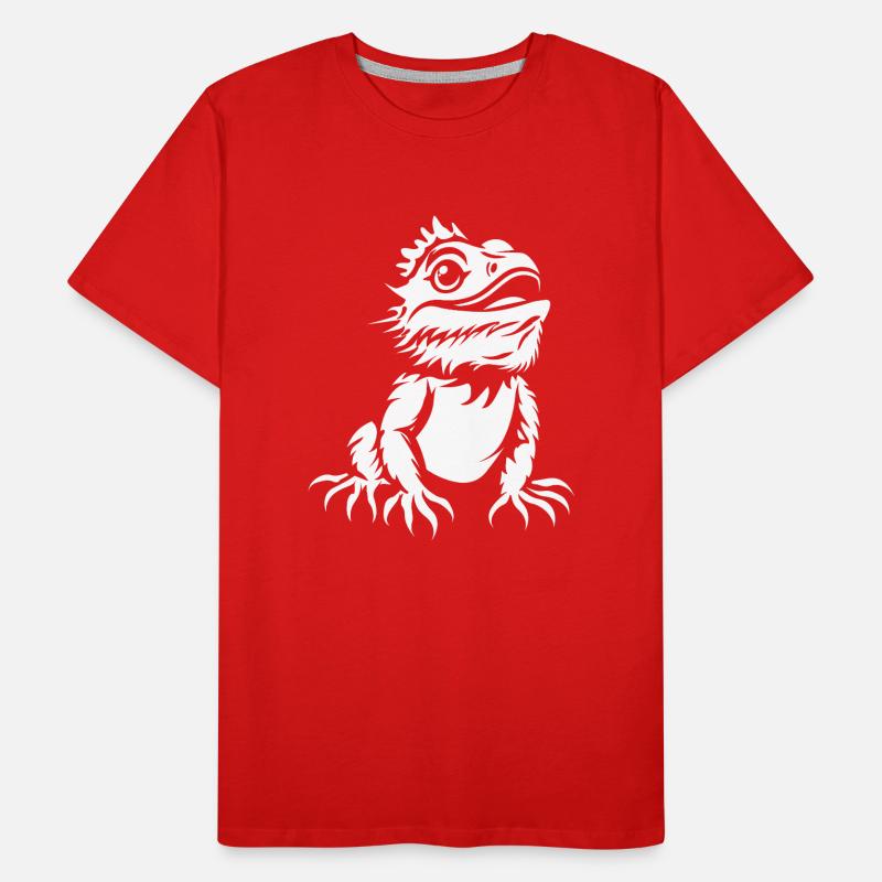 Bearded Dragon Men's Premium Organic T-Shirt