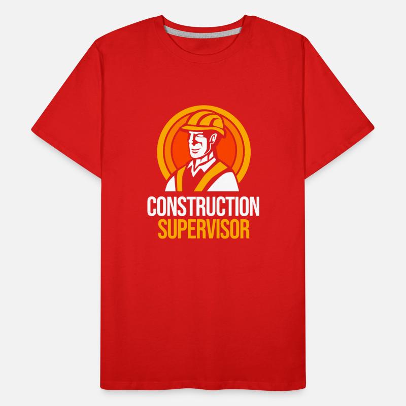 Chantier de construction T-shirt bio Premium Homme