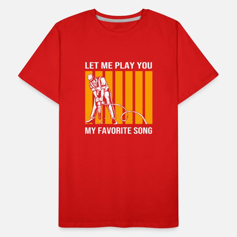 Chantier de construction T-shirt bio Premium Homme