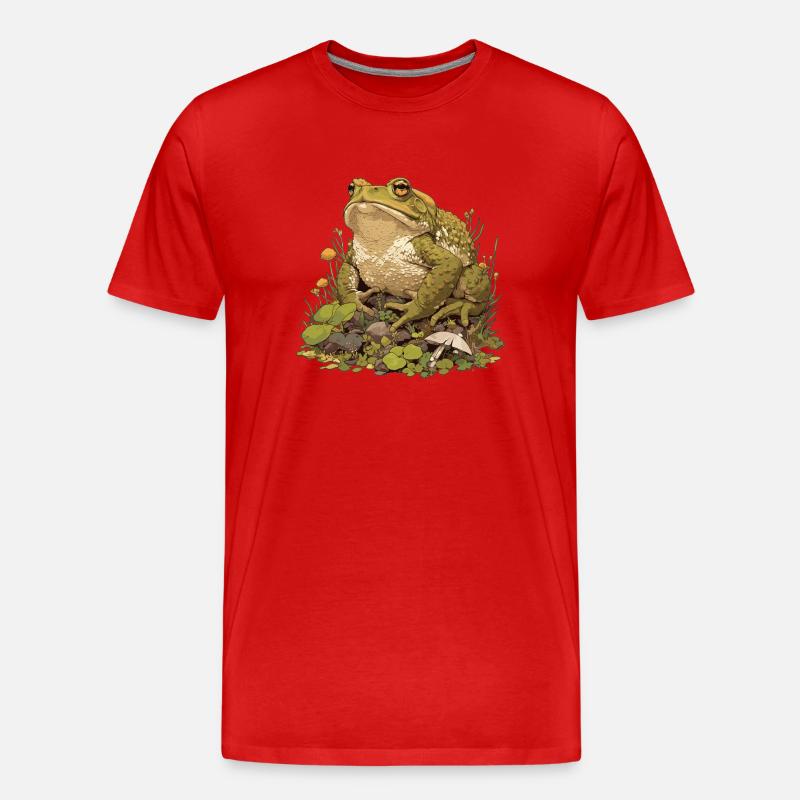 Toad Toads Toad - Men's Premium Organic T-Shirt - red