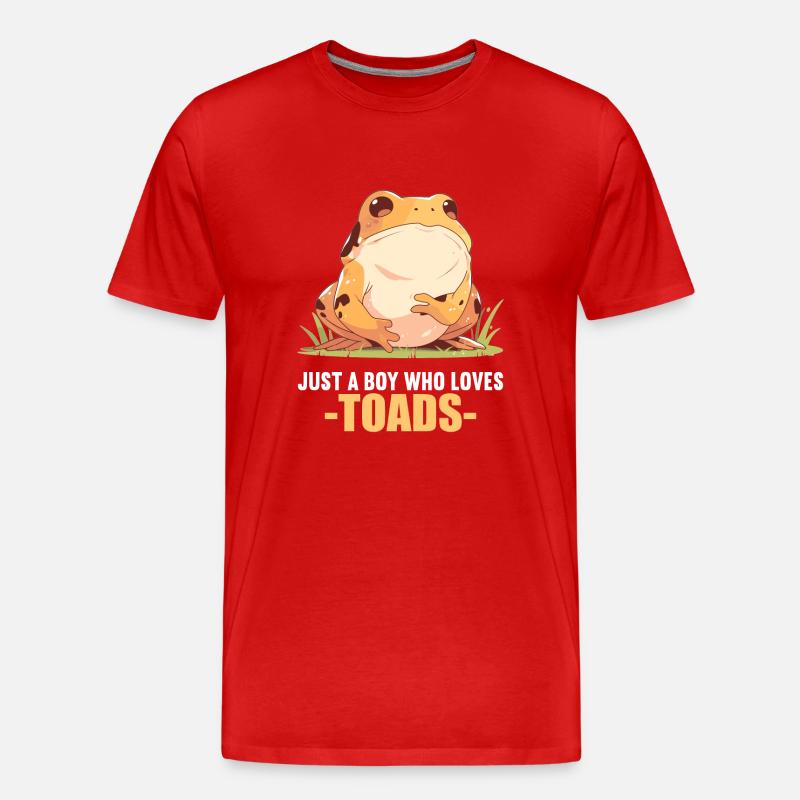 Crapaud crapaud crapaud - T-shirt bio Premium Homme - rouge