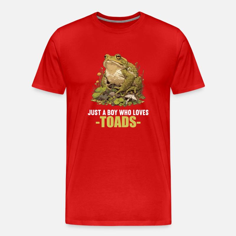 Crapaud crapaud crapaud - T-shirt bio Premium Homme - rouge