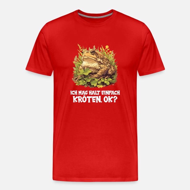 Toad Toads Toad - Men's Premium Organic T-Shirt - red