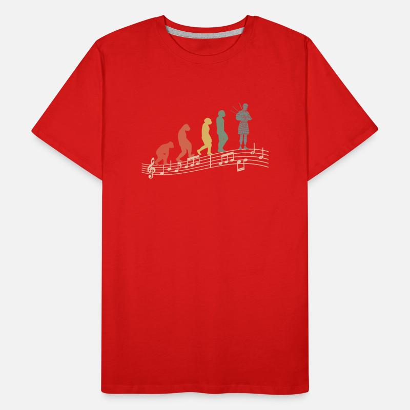 Cornemuses d’Écosse écossaise T-shirt bio Premium Homme