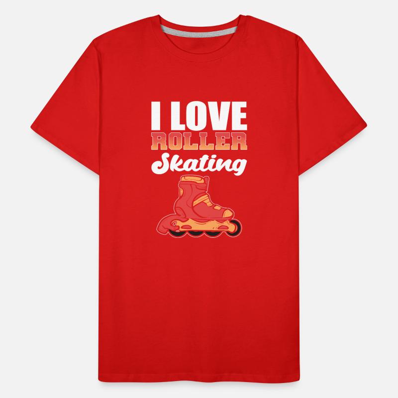 Roller Skating Roller Skates Inline Skates Men's Premium Organic T-Shirt