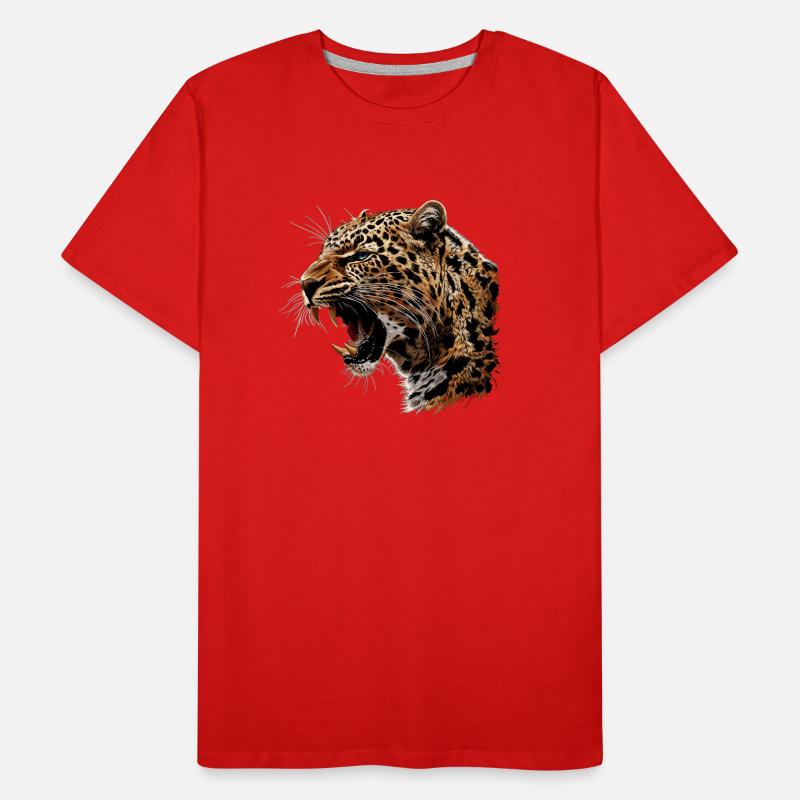 Léopard léopard T-shirt bio Premium Homme
