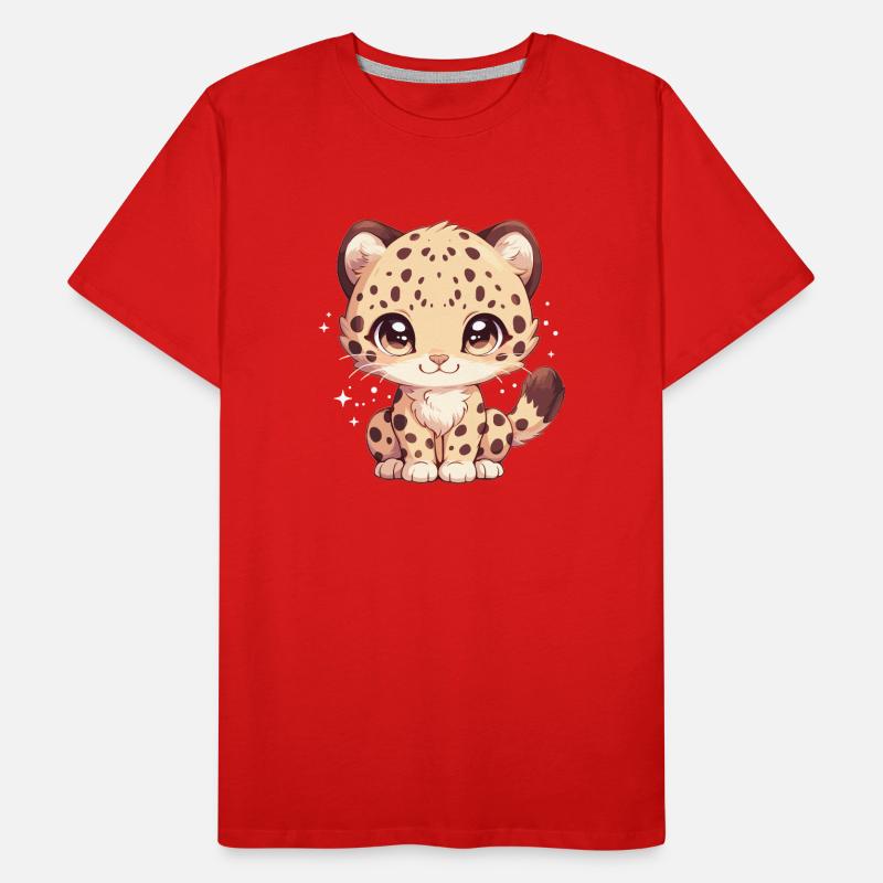 Léopard léopard T-shirt bio Premium Homme