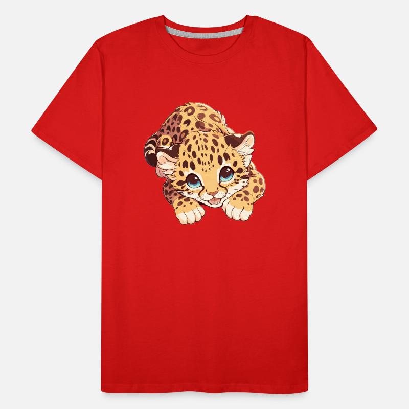 Léopard léopard T-shirt bio Premium Homme