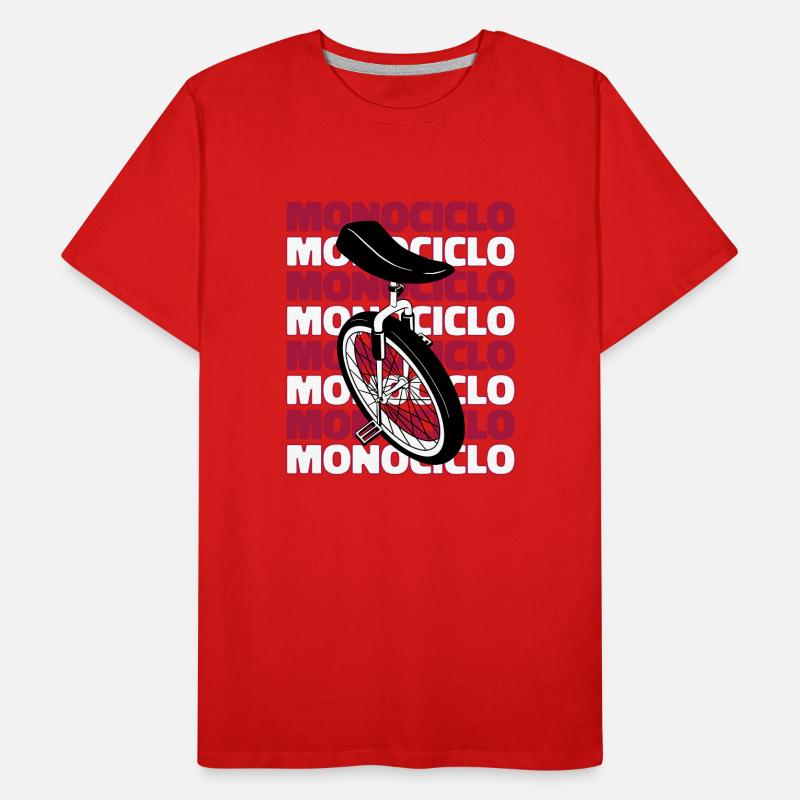 Einrad Einrad Einrad Monocycle Einrad T-shirt bio Premium Homme