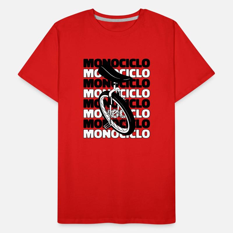 Einrad Einrad Einrad Monocycle Einrad T-shirt bio Premium Homme
