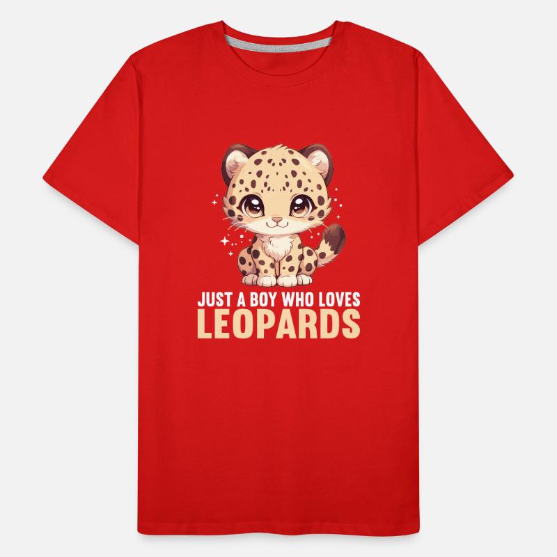 Léopard léopard T-shirt bio Premium Homme