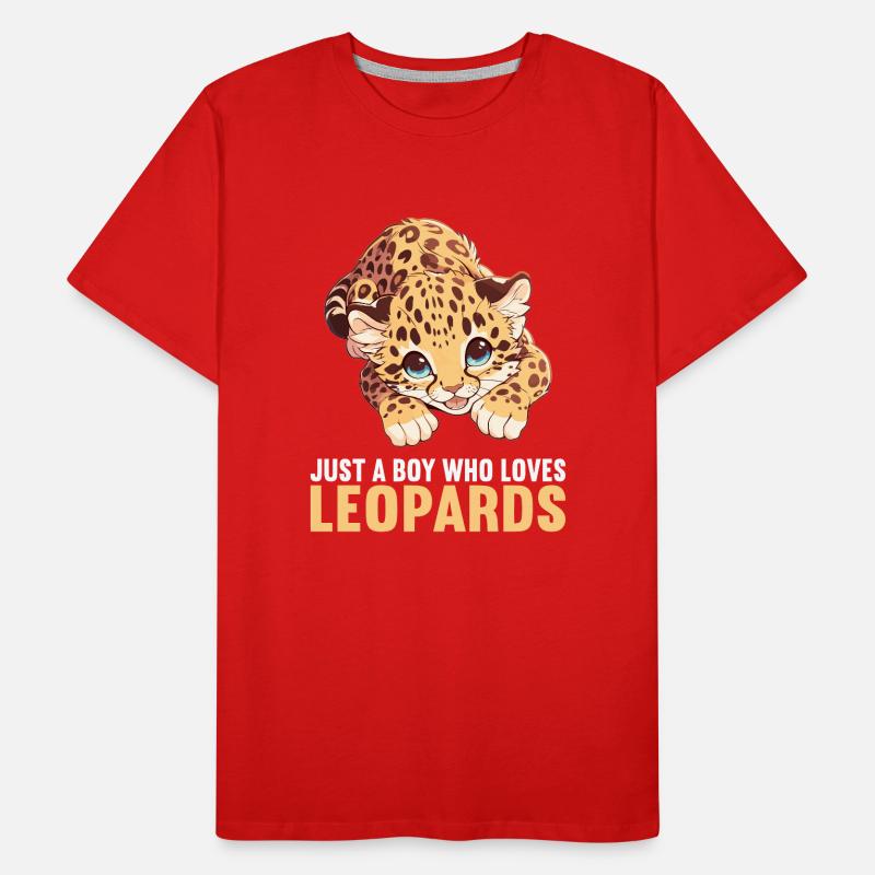 Léopard léopard T-shirt bio Premium Homme