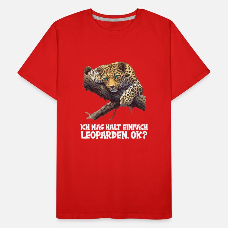 Léopard léopard T-shirt bio Premium Homme