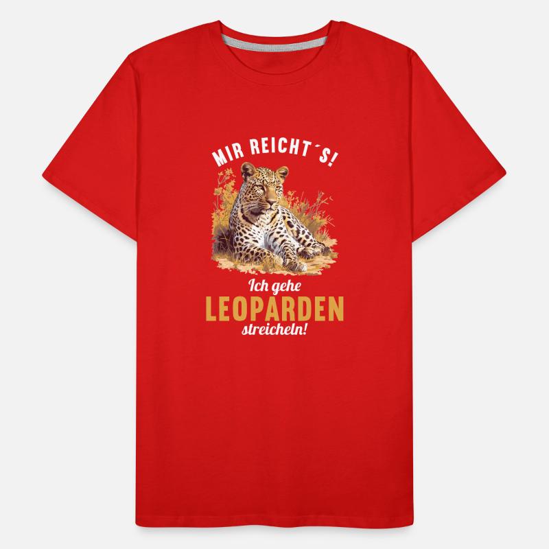 Léopard léopard T-shirt bio Premium Homme