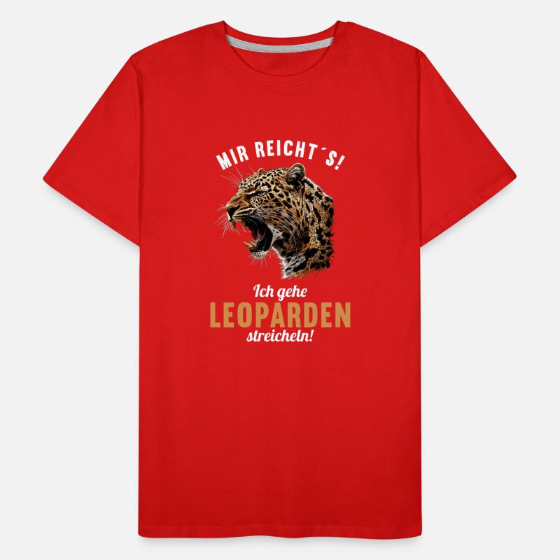 Léopard léopard T-shirt bio Premium Homme