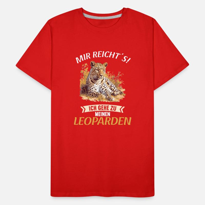 Léopard léopard T-shirt bio Premium Homme