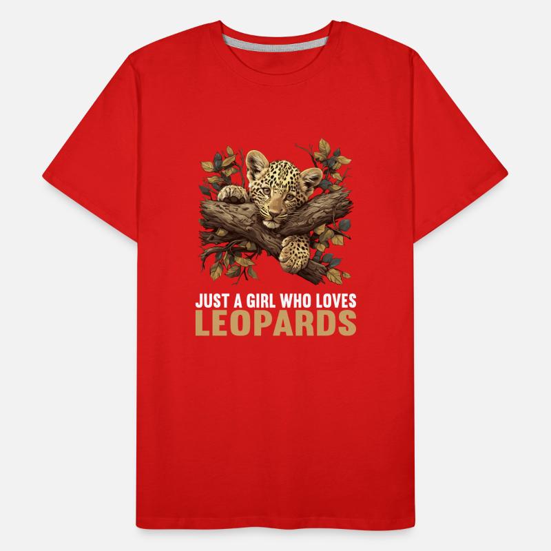 Léopard léopard T-shirt bio Premium Homme