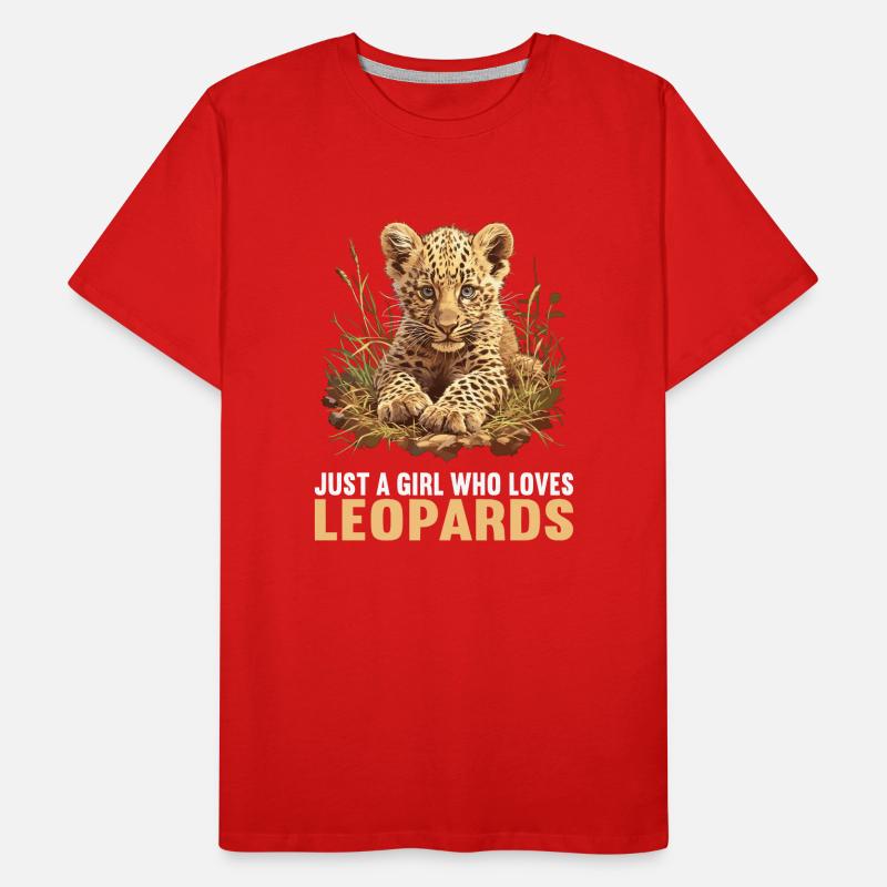 Léopard léopard T-shirt bio Premium Homme