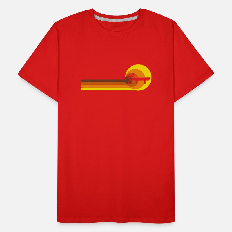 Table de billard Pool Vintage 70s 80s T-shirt bio Premium Homme