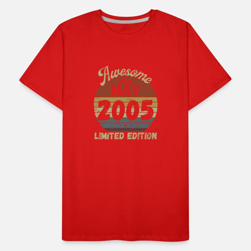 Awesome since May 2005 - Geburtstag Männer Premium Bio T-Shirt