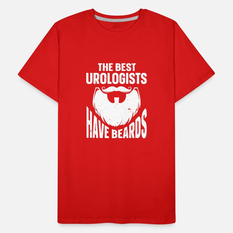 Beard Quote Bearded Men Männer Premium Bio T-Shirt