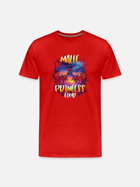 Malle Princess Tour - Men's Premium Organic T-Shirt - red