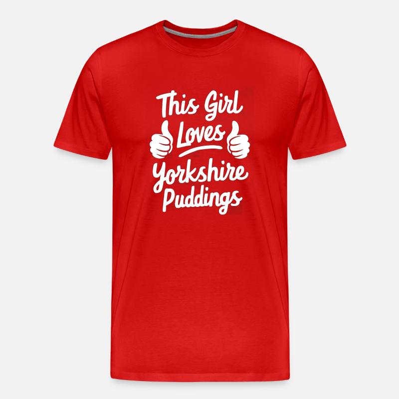 Yorkshire Pudding Geschenk - Männer Premium Bio T-Shirt - Rot