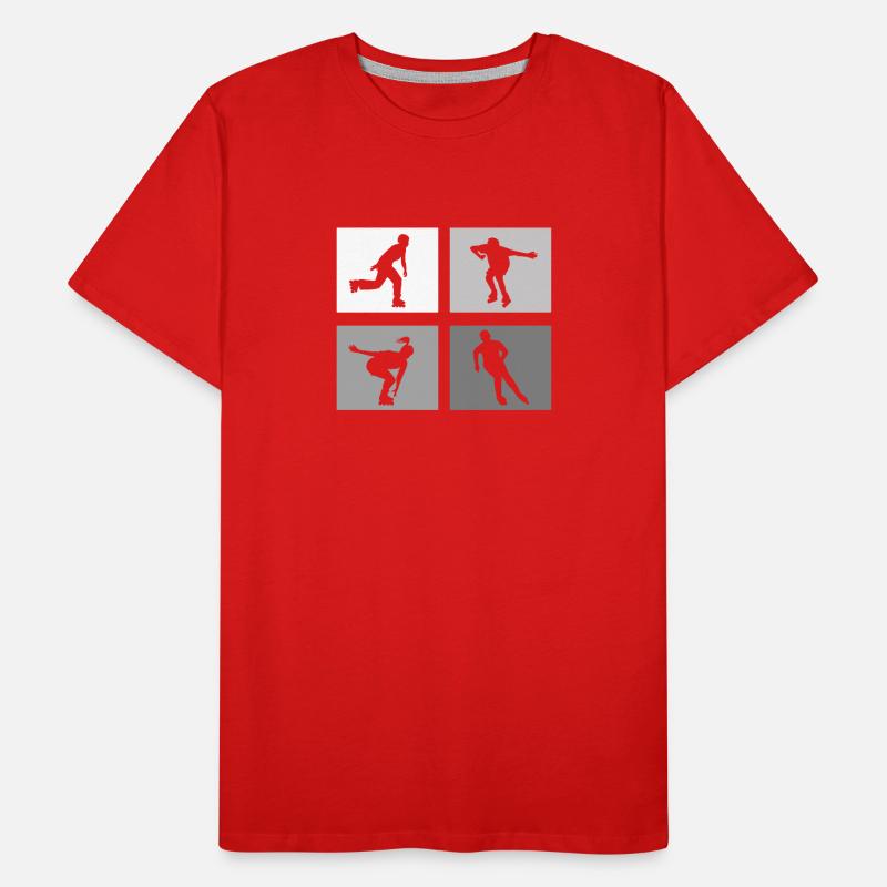 Inline-Skating Rollerskates Inline-Skater Men's Premium Organic T-Shirt