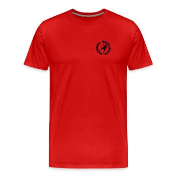 Handball Joueur Ballon de handball - T-shirt bio Premium Homme - rouge - Devant - Damien (186cm)