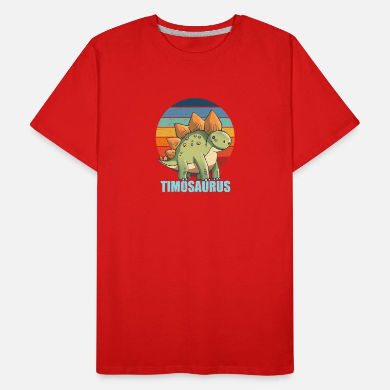 Idée cadeau Timosaurus pour Timo T-shirt bio Premium Homme