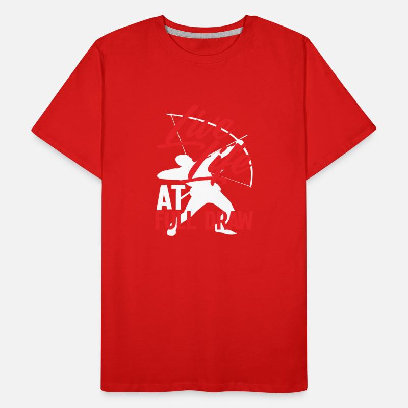 Pun Bow Archery Men's Premium Organic T-Shirt