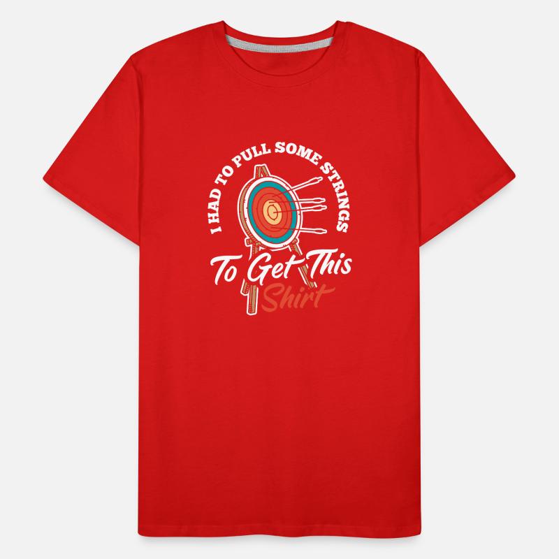 Bogenschütze Bogen Bogenschießen Männer Premium Bio T-Shirt