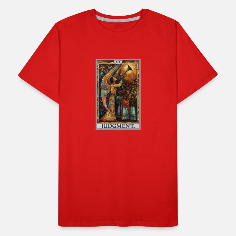 Tarotkarten Tarotkarte 20 Judgment Gericht Männer Premium Bio T-Shirt