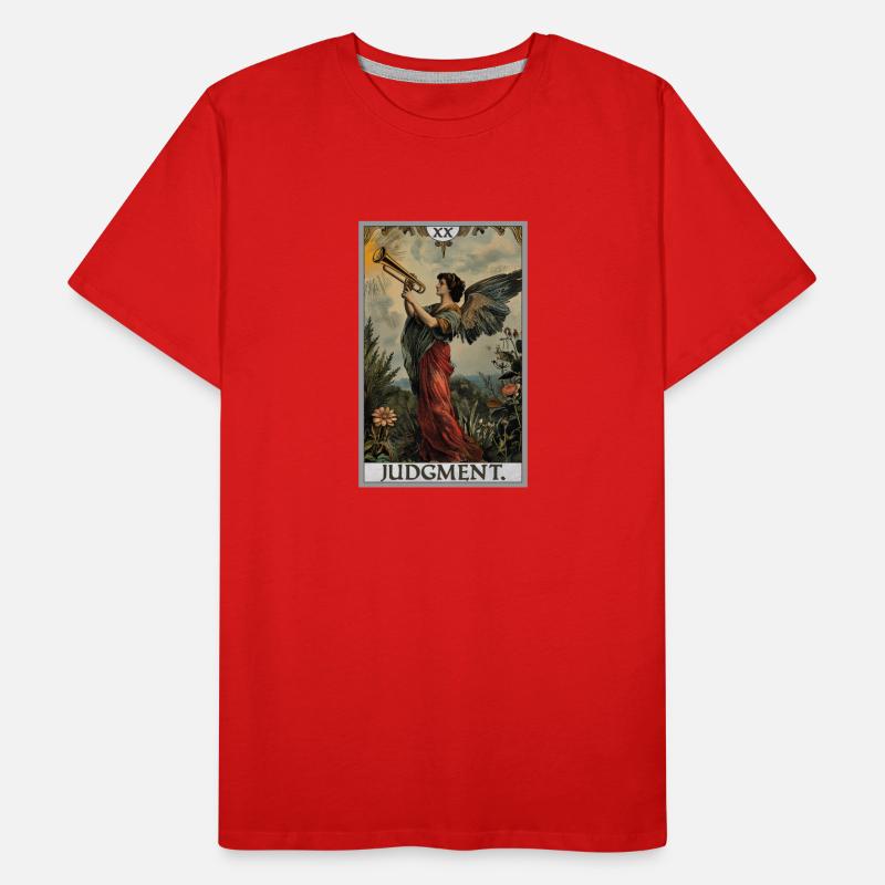 Tarotkarten Tarotkarte 20 Judgment Gericht Männer Premium Bio T-Shirt
