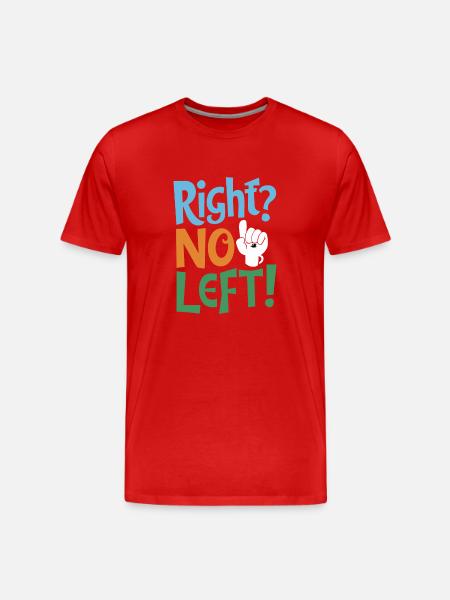 Linkshänder Lefty Left-hander Leftie Buddy - Men's Premium Organic T-Shirt - red