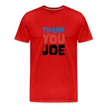 Vielen Dank, Joe - Wähler der Patriotischen Demokraten - Männer Premium Bio T-Shirt - Rot - Vorne - Damien (186cm)
