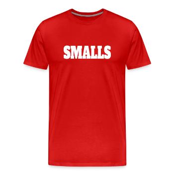 Biggie And Smalls Matching Smalls - Men's Premium Organic T-Shirt - red - Front - Damien (186cm)