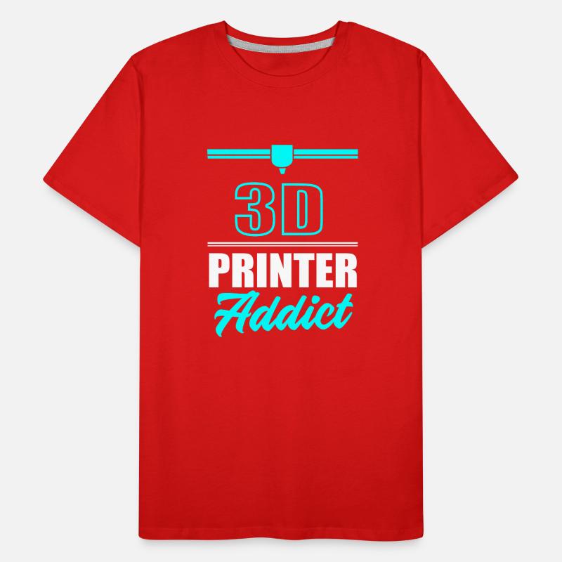 3D Printing Printing Prototype Men's Premium Organic T-Shirt