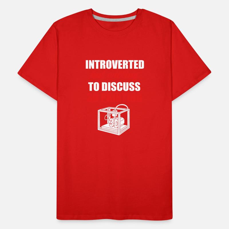 Impression 3D T-shirt bio Premium Homme