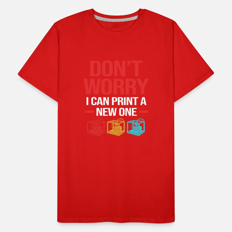 Impression 3D Impression Prototype T-shirt bio Premium Homme