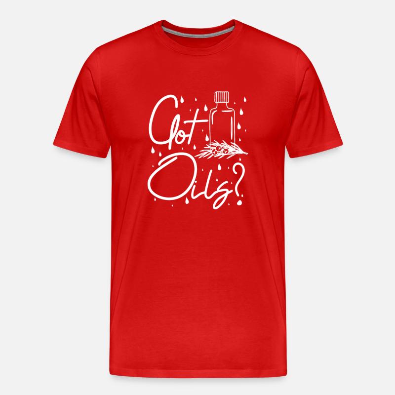 Got Essential oils? - Männer Premium Bio T-Shirt - Rot