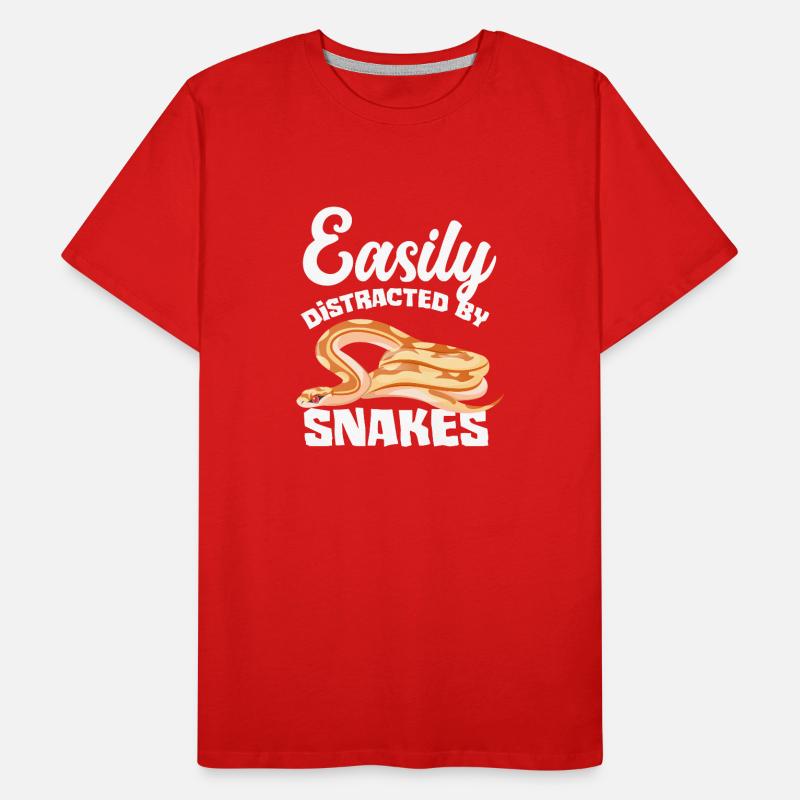 Serpent simplement distrait T-shirt bio Premium Homme