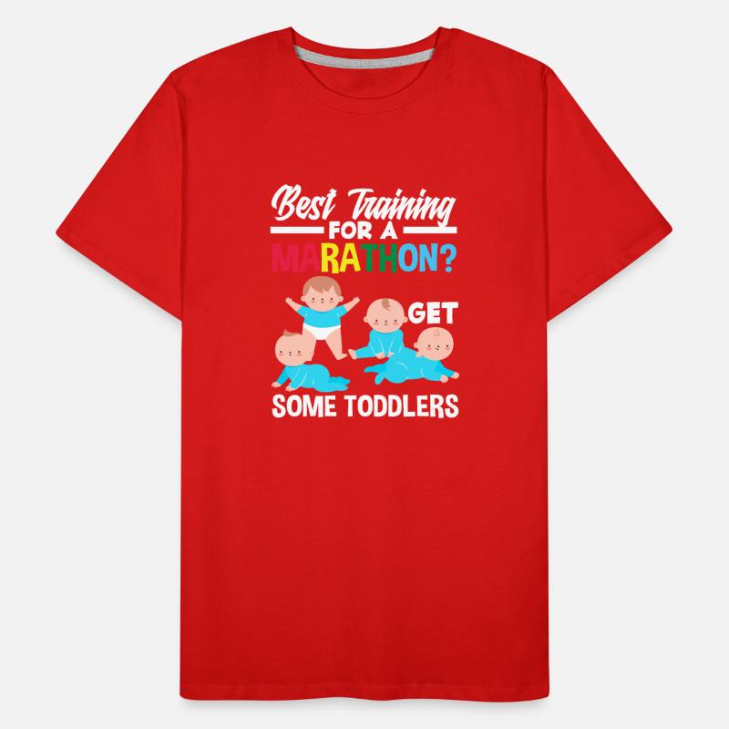 Best training for a marathon? Get one Men's Premium Organic T-Shirt