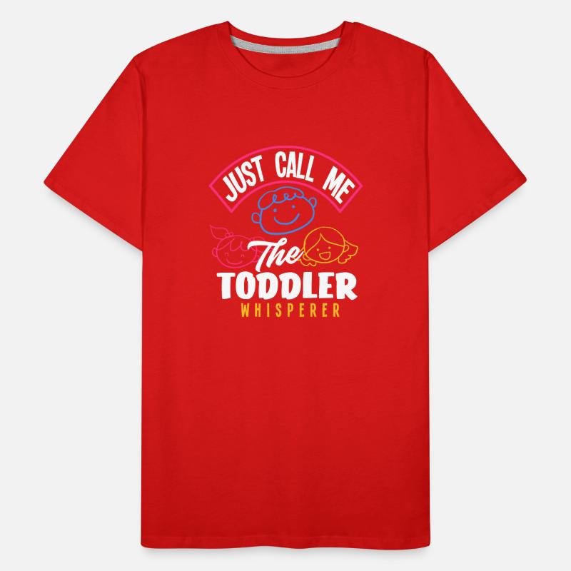 Appelez-moi simplement le chuchoteur des tout-petits T-shirt bio Premium Homme