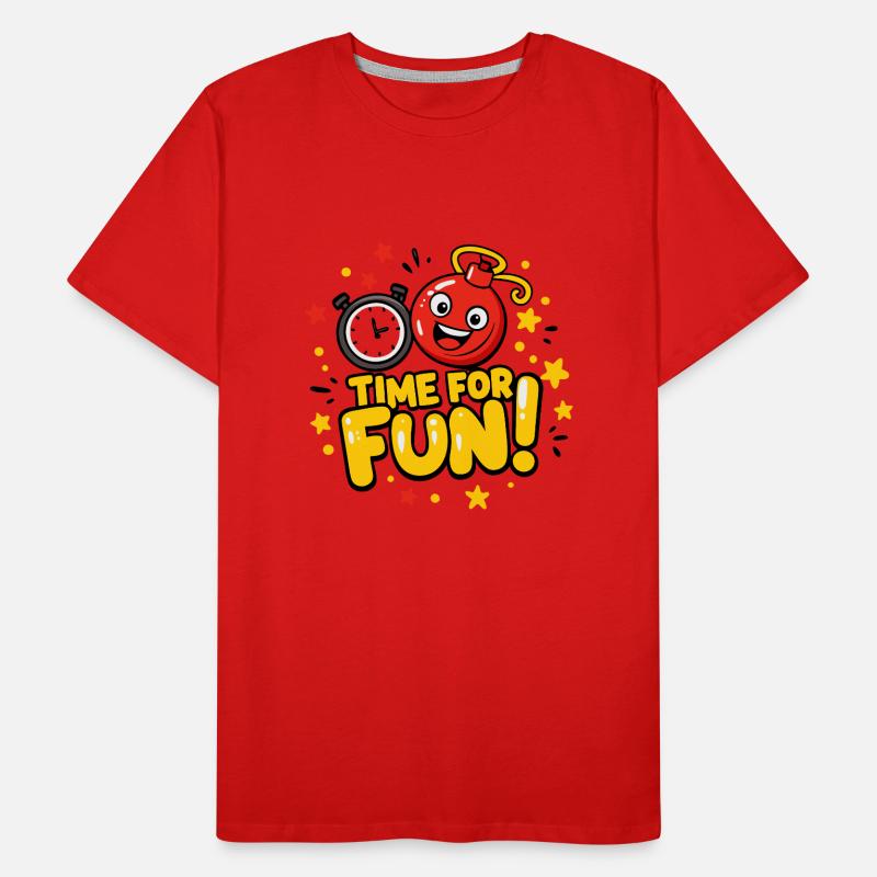 C’EST L’HEURE DE S’AMUSER T-shirt bio Premium Homme